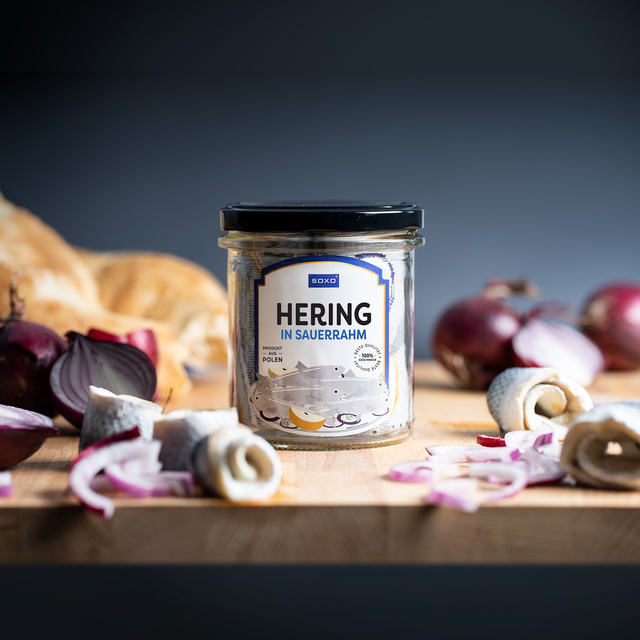 2 Paar Socken mit Hering- & Gurkenmotiv im Glas – Lustige Geschenkidee