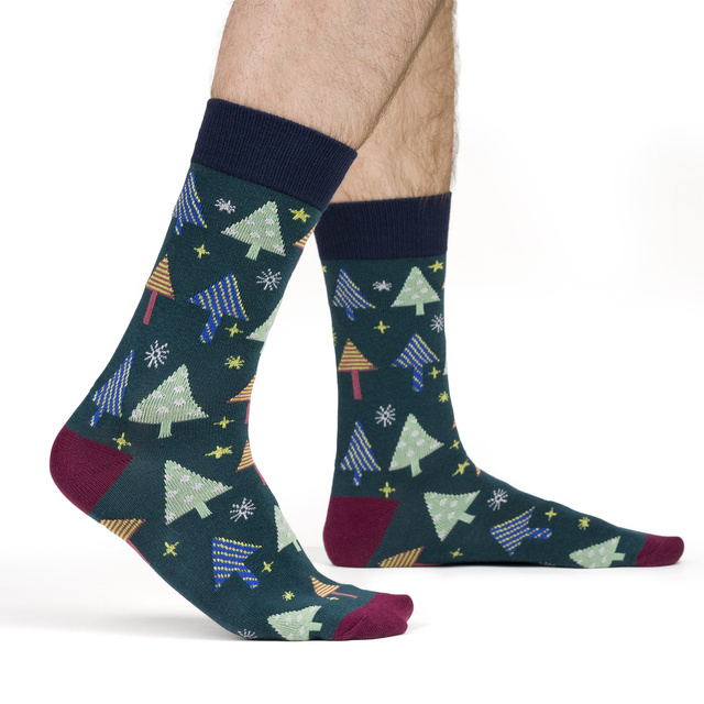 Set mit 6x  Herrensocken mit Weihnachtsmotiv | SOXO