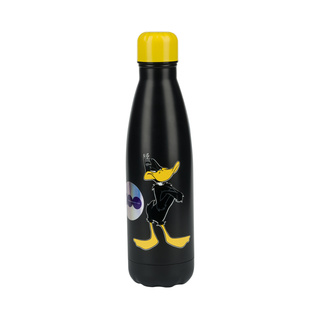 Thermosflasche aus Edelstahl 500mL Schwarz | langlebig und praktisch | Warner Bros | Daffy