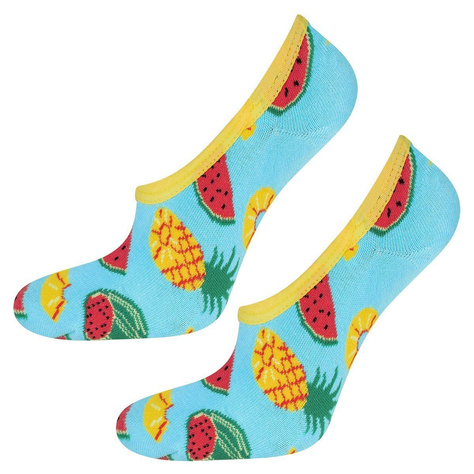 Satz 5x Frauensocken bunte SOXO lustiges mit Silikon Geschenk 