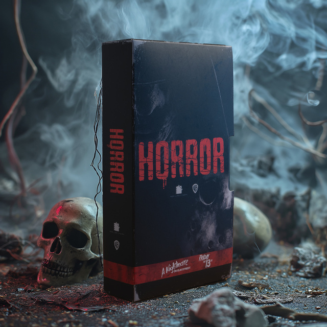 Socken mit Horrorfilm-Motiv 2er-Pack