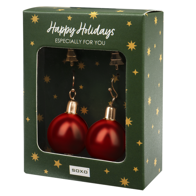 SOXO Set aus 2 Ohrringen | Weihnachtsmuster