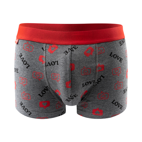 2 Paare von lustigen Boxershorts Geschenk für Valentinstag in einzigartiger Verpackung | SOXO