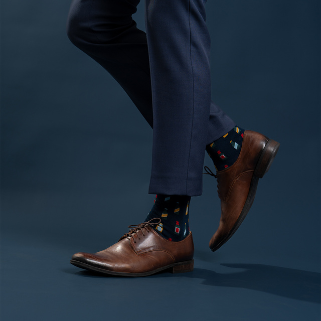 Set Socken Cheers-Motiv 2er-Pack + Flaschenöffner