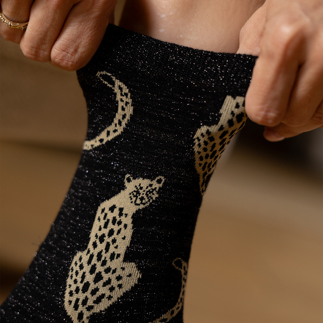 Socken mit Leoparden-Motiv 3er-Pack
