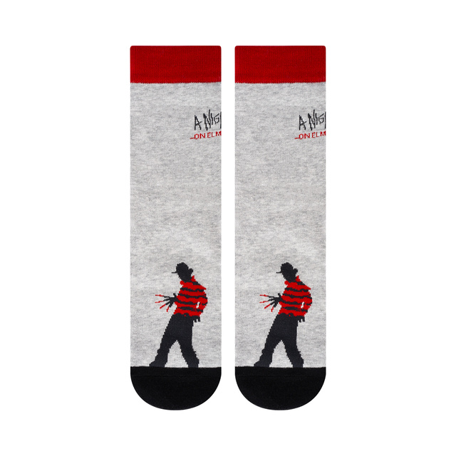 2 Paar von lustige Socken mit Horrorfilm Motiv in einzigartiger Verpackung | Damen-/Herrensocken | SOXO