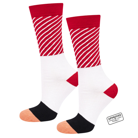 4 Paar von lustigen Socken mit Sushimotiv in einzigartiger Verpackung | Damen-/Herensocken | SOXO