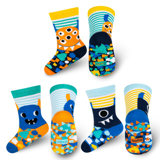 Set mit 3x Kindersocken mit Monstern | SOXO