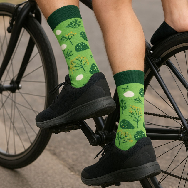 1 Paar lustige Socken mit dem Motiv von Cornichons im einem Glas | Damen-/Herrensocken | SOXO