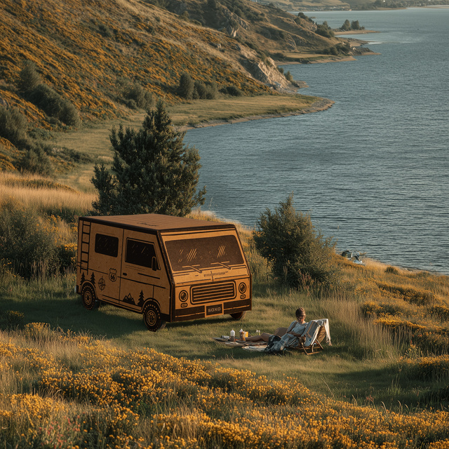 Set Camper Socken + Becher