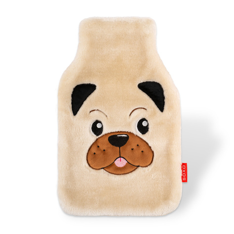  Wärmflasche SOXO Hund, Mops 1,8 L