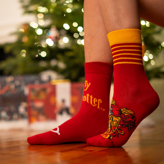 Adventskalender mit Socken Harry Potter 6er-Pack