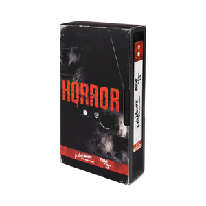 2 Paare von lustigen Socken mit Horrorfilm Motiv in einzigartiger Verpackung | Damen-/Herrensocken | SOXO