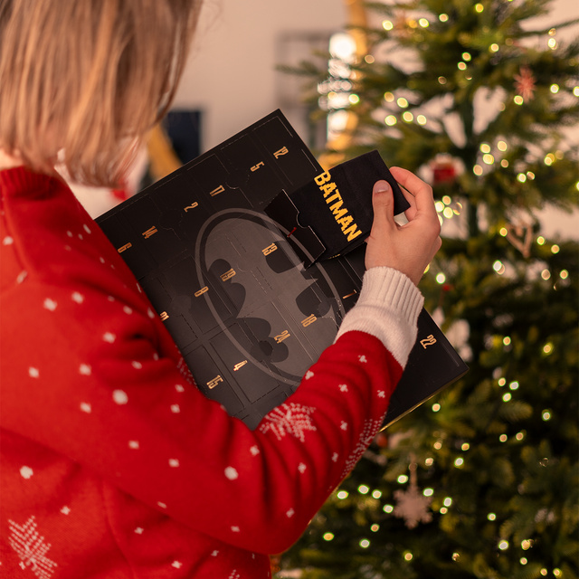 Geschenkset mit Socken Batman 12er-Pack