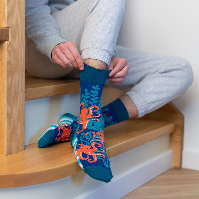 Socken mit Pizza-Motiv 4er-Pack