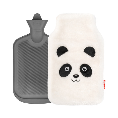 Wärmflasche Panda SOXO grau 1,8 L