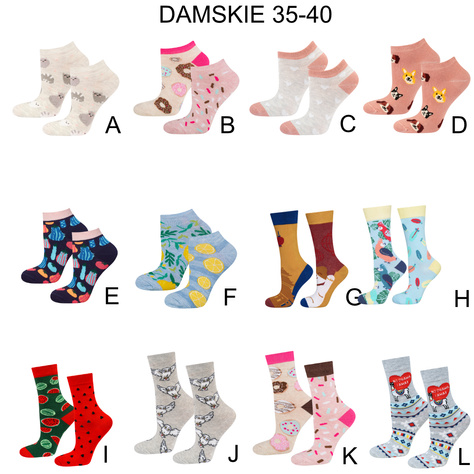 Geschenkbox mit bunten Socken Set 12x SOXO Damen und Herrensocken