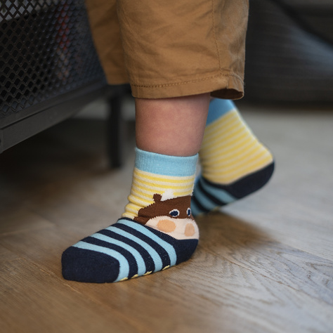 Set mit 3x Kindersocken mit Haustieren | SOXO