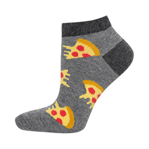 1 Paare von lustige Kurze Socken mit Pizzamotiv | Herrensocken | SOXO