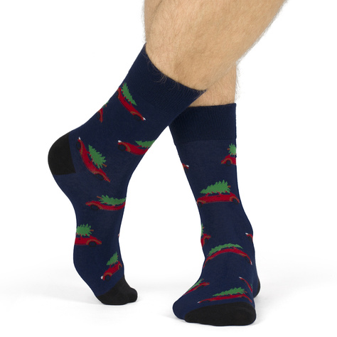 Adventskalender | Geschenkidee für Ihn | Nikolaustag | Set aus 6x SOXO Herrensocken