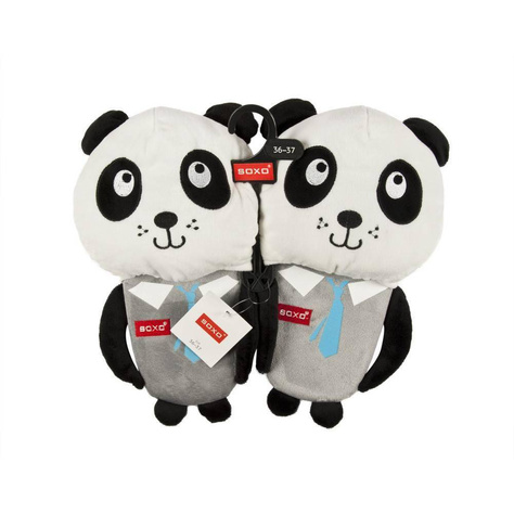 Bunte Damen Hausschuhe SOXO mit Panda