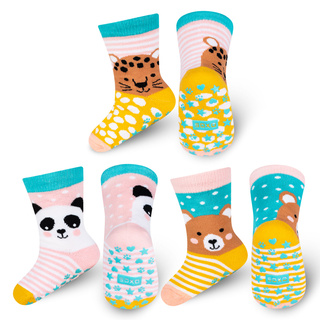 Set mit 3x Kindersocken mit Haustieren | SOXO