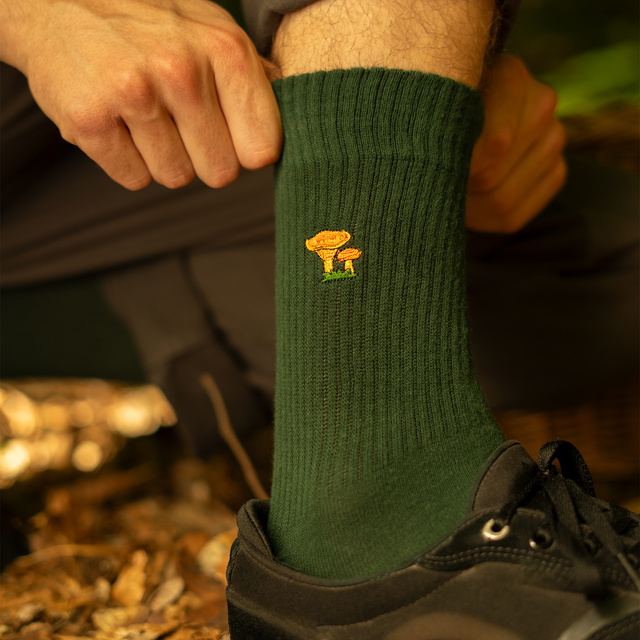 Socken mit Pilz-Motiv 4er-Pack