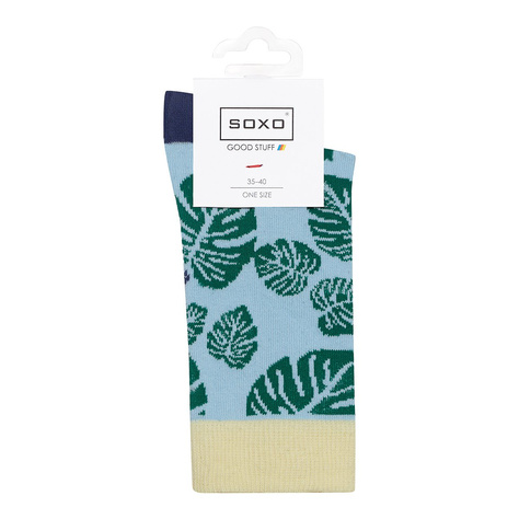  Set mit 2x Damensocken | Papageienmotiv + Mexicomotiv | SOXO