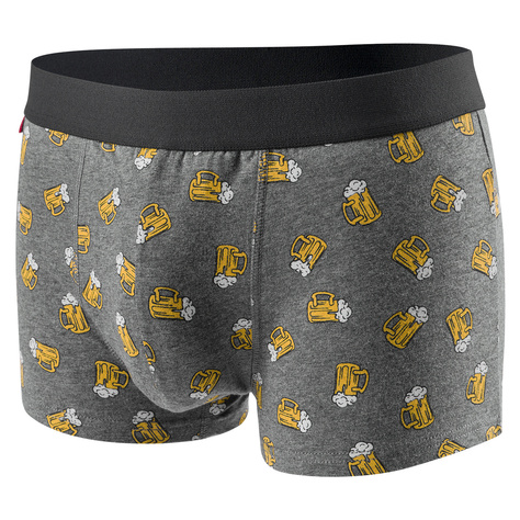 1 Paar von lustigen Boxershorts mit Biermotiv in einzigartiger Verpackung | SOXO