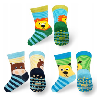 Set mit 3x Kindersocken mit Haustieren | SOXO