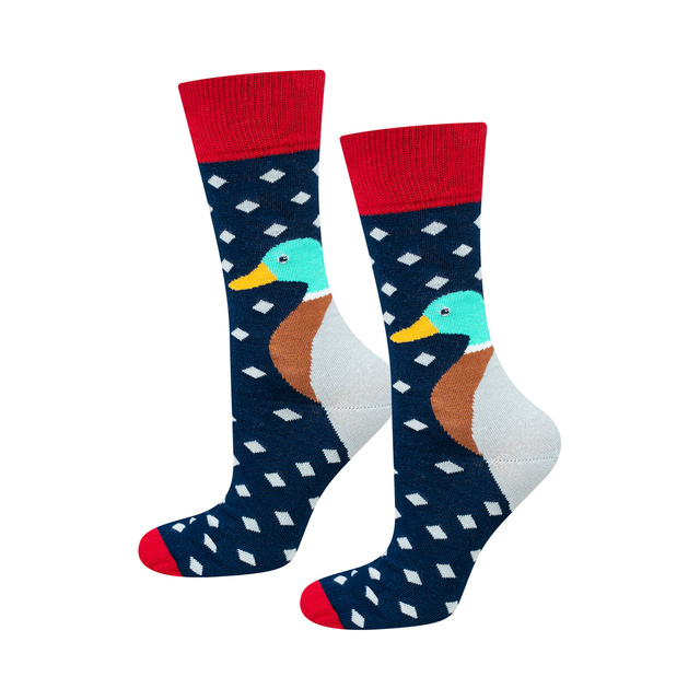 Socken mit Enten-Motiv