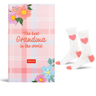 Socken mit The Best Grandma-Motiv
