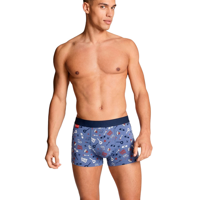 Boxershorts Herz und Pfeil-Motiv 2er-Pack
