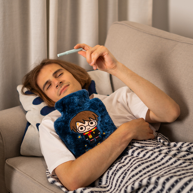 Wärmflasche mit Harry Potter-Bezug 1,8 L