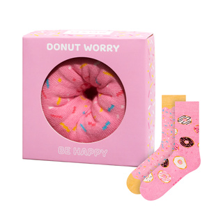 Socken mit Donut-Motiv