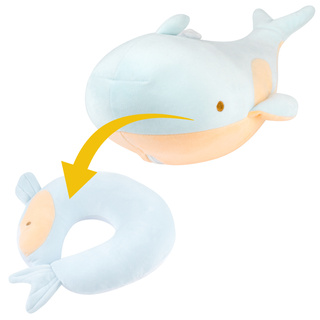 Reisekissen mit Delfin-Motiv