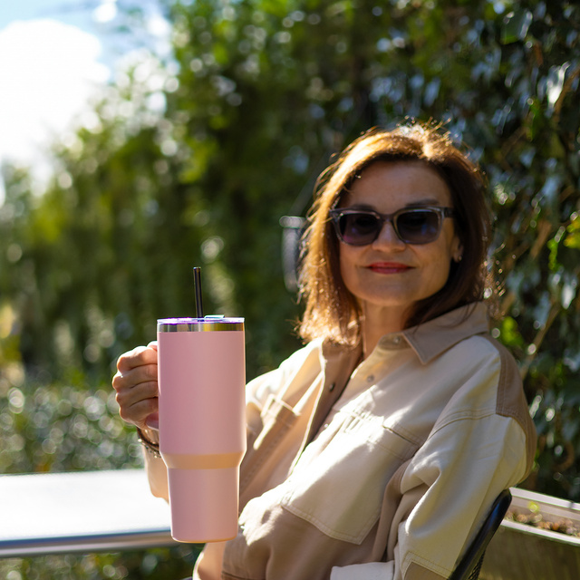 Thermobecher 1200 ml | pink | MOMOWAY