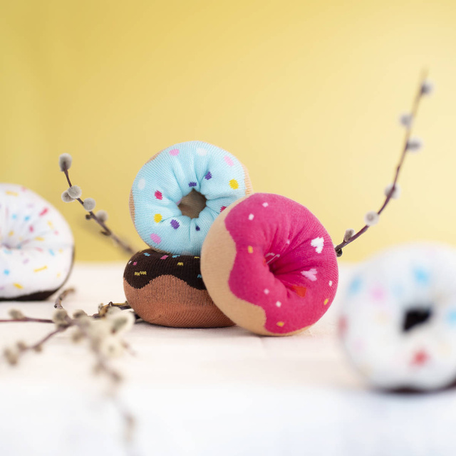 Socken mit Donut-Motiv 2er-Pack