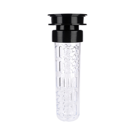 MOMO WAY Wasserflasche 0.6L grau | Geschenkidee | BPA free | Tritan