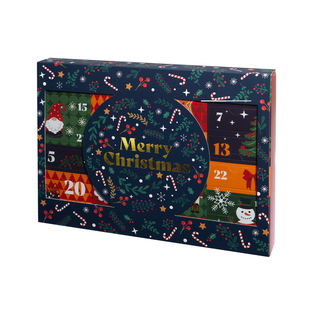 Adventskalender mit Socken 12er-Pack