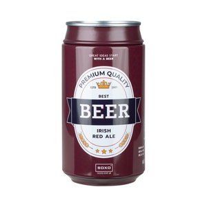 1 Paar von lustigen Socken mit Irish Red Ale Bierdmotiv in einzigartiger Verpackung | Herrensocken | SOXO