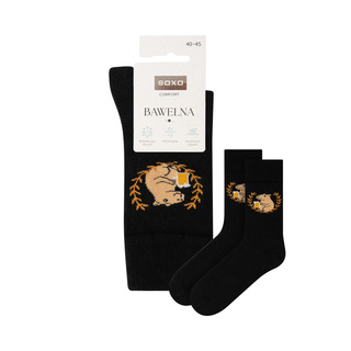 Socken mit Capybara-Motiv