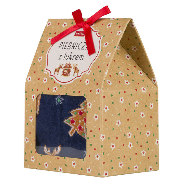 SOXO Damensocken | Lebkuchenplätzchen | Weihnachtsgeschenk | Nikolaustag