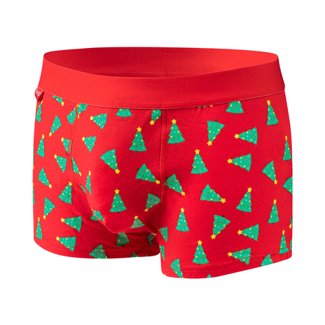 4 Paar von lustigen Boxershorts mit Weihnachtsmotiv in einzigartiger Verpackung | SOXO