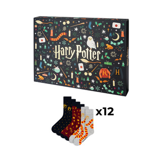 Adventskalender mit Socken Harry Potter 12er-Pack