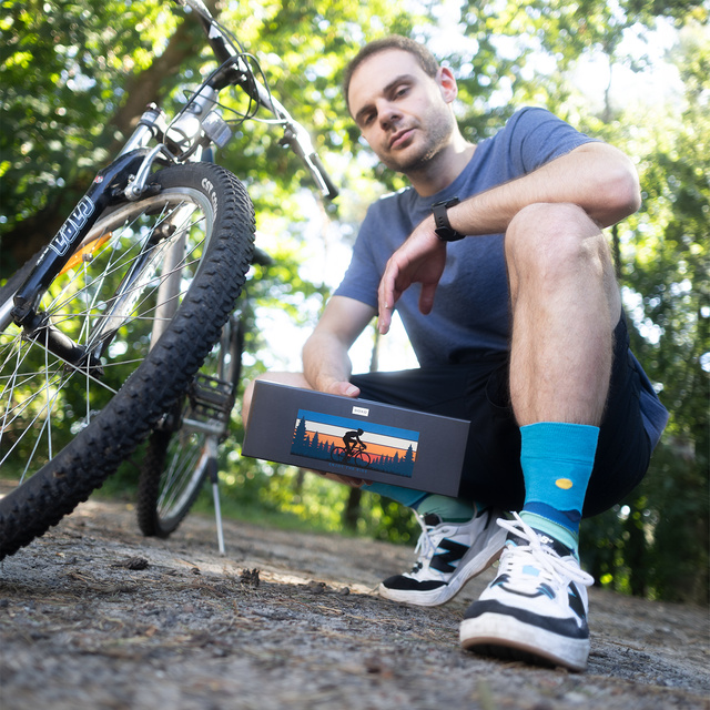 Socken mit Fahrrad-Motiv 5er-Pack