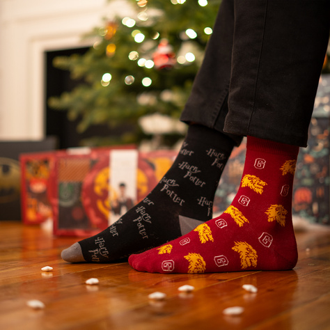 Adventskalender Harry Potter  6 Paar | Herrensocken 