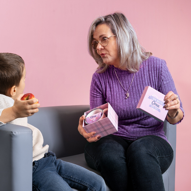 Set Socken + Tasse Beste Oma der Welt
