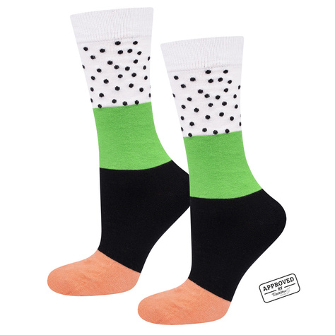 3 Paar von lustigen Socken mit Sushimotiv in einzigartiger Verpackung | Damen-/Herensocken | SOXO