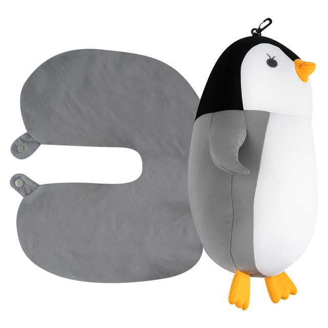 SOXO Multifunktionales Reisekissen für ein Kind | Pinguin